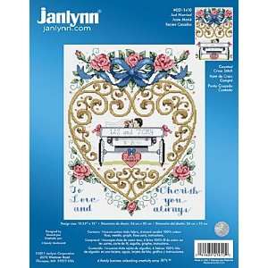  Just Married   Cross Stitch Kit Arts, Crafts & Sewing