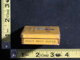 Vintage J.G. Dills Best Sliced Cut Plug Smoking Tobacco Tin, Richmond 