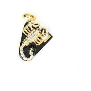  Awesome 8GB Crystal Golden Cubic Stone Scorpion USB Flash 