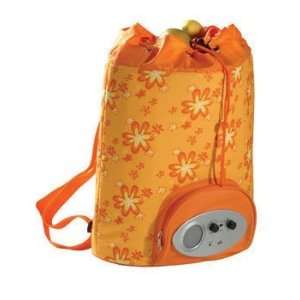   Kona Insulated Beach Bag with Radio   Orange Patio, Lawn & Garden