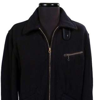 NWT $495 Polo Ralph Lauren Mens L Navy Blue Wool Jacket Coat New Large 