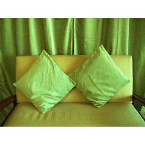   Olive Green Velvet Cushion Covers Made to measure: Kitchen & Dining