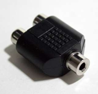   mm 3.5mm female to RCA adapter converter for PS3 XBox DVD USA Shipper