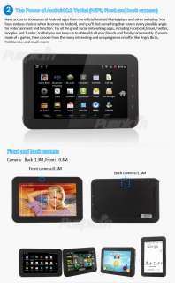 Portable Car GPS Unit+Android 2.3 Tablet PC Wifi BT Radio+Mobile 