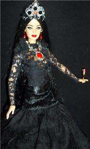 Countess Elizabeth Báthory ~ Bathory barbie doll ooak Hungarian 