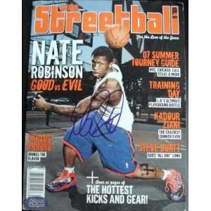  Nate Robinson Autographed Slam Basketball Magazine (New 