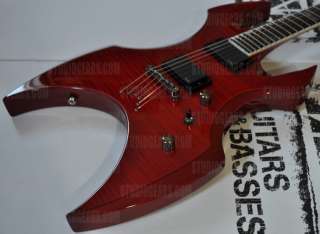 ESP LTD AX 401FM STR Electric Guitar in See Thru Red. AX 401 Brand New 