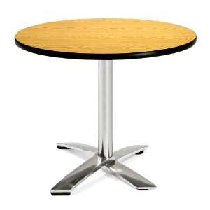   Multi Purpose Pedestal Base Table w Fold Down Top: Furniture & Decor