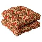   Outdoor Patio Furniture Wicker Chair Seat Cushions   Vintage Tuscan