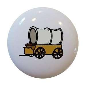  Covered Wagon Ceramic Cabinet Drawer Pull Knob: Everything 