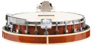 New 5 String Banjo Full Size with Closed Back 24 Brackets Remo Head 
