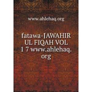   UL FIQAH VOL 1 7 www.ahlehaq.org: www.ahlehaq.org:  Books
