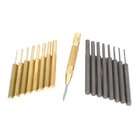   SE 18 Piece Brass and Carbon Steel Pin Punch Set w/Ctr Punch