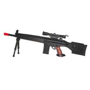  Psg 1 Style Airsoft Electric Sniper Rifle with Led Light 