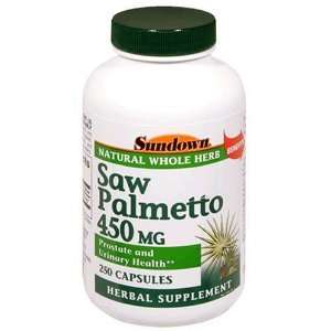    Sundown Saw Palmetto, 450 mg, 250 Capsules