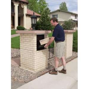   Parcel Locking Mailbox for Residential Estate   gray