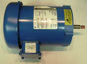  Franklin Electric Industrial Motor, Model 1311007120, 1/2HP, 3 Phase 
