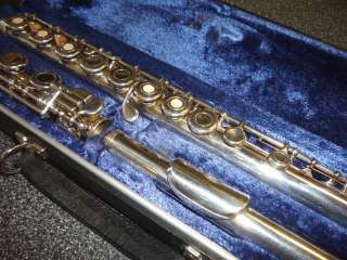 Artley Open Hole Flute with Solid Silver Head and Low B foot with 