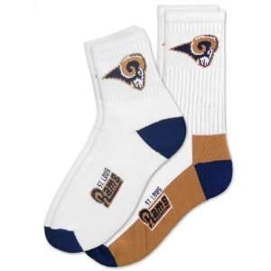    St. Louis Rams Mens Socks, Large (2 pack): Sports & Outdoors