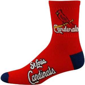  St. Louis Cardinals Red Team Color Block Socks