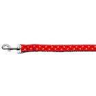 Mirage Dog Supplies Anchors Nylon Ribbon Leash Red 1 Inch Wide 6Ft 