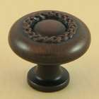  Stone Mill Oil Bronze Rope Cabinet Hardware Knob (Pack 