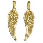 White Gold Angel Wings  