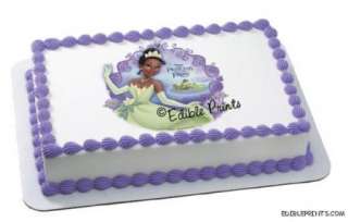 Princess and the Frog Edible Image Icing Cake Topper  