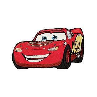   McQueen Shaped Rug  Disneys Cars For the Home Rugs Area Rugs