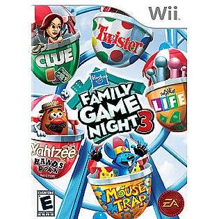 Hasbro Family Game Night 3  Electronic Arts Movies Music & Gaming Wii 