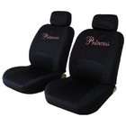   Princess Low Back Seat Covers with Gem Crystals Studded Rhinestones