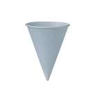 SOLO Cup Company SCC 6RBU   Bare Treated Paper Cone Water Cups, 6 oz 