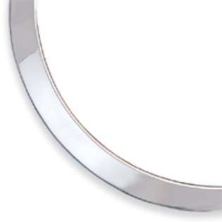   Sterling Silver 4 7mm Graduated Neck Collar Necklace at 