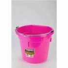 Miller Mfg Inc Miller Mfg 20 Qt. Flatback Bucket Hot Pink