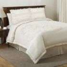 Blancho Bedding [Ivory Rose] 100% Cotton 5PC Comforter Set (Full Size)