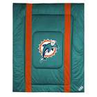 Sports Coverage Miami Dolphins Sideline Comforter   Full/Queen Bed
