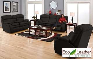 Evan Midnight Leather Collection    Furniture Gallery 