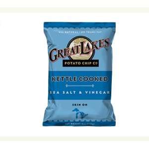 Kettle Cooked Sea Salt and Vinegar Potato Chips:  Grocery 
