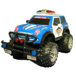    Mini Cooper Police Car Monster Truck RC Electric Toys & Games