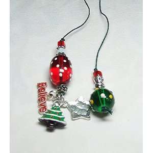    Believe Holiday Beaded Bookmark by Amy McNeil
