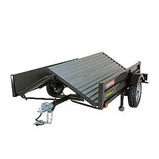 Fold Up Utility Trailer  Craftsman Lawn & Garden Tractor Attachments 