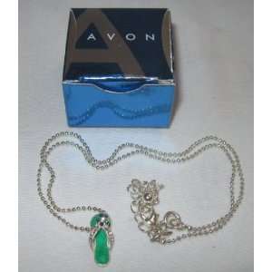  2007 Avon May Birthstone Flip Flop Necklace Everything 