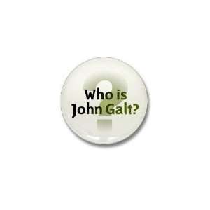  WHO IS JOHN GALT? Art Mini Button by  Patio 