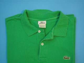   POLO SHORT SLEEVE SS SHIRT COLLAR MESH RUGBY GREEN 6 LARGE L  