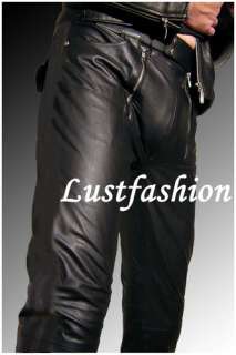 mens leather pants 30 31 32 33 34 36 38 40 42 44 NEW LEATHER LINING 