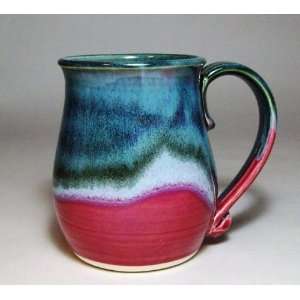  Raspberry Frost Mug by Moonfire Pottery