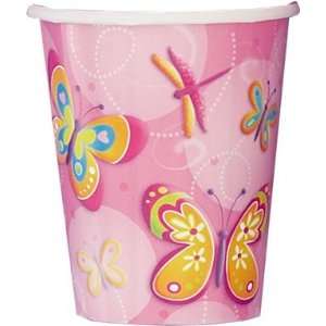  9oz Butterflies And Dragonflies Paper Cups: Toys & Games