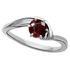   Platinum Ring with Fancy Deep Red Diamond 1/4 carat Brilliant cut