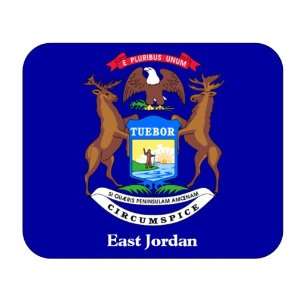  US State Flag   East Jordan, Michigan (MI) Mouse Pad 
