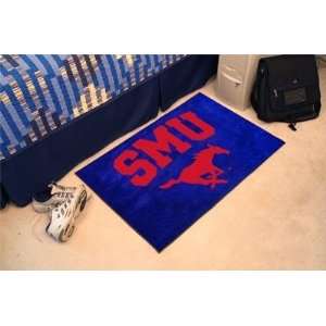  Southern Methodist SMU Mustangs Starter Rug/Carpet Welcome 